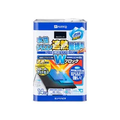 中古 【アウトレット】カンペハピオ 水性シリコン遮熱屋根用（つやあり） 水性屋根用塗料 遮熱効果あり！ 238×238×350 即納