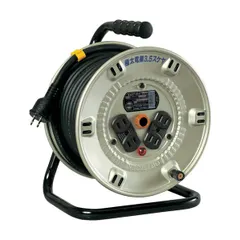 【送料無料】【アウトレット】日動 極太(3.5mm2)電線仕様ドラム 100V 2芯 アース無 20m NP-204F 1点