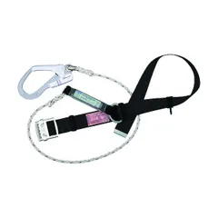 【アウトレット】ツヨロン 胴ベルト型墜落制止用器具（ロープタイプ） DIA（三つ打ちロープ） 黒 Mサイズ 幅50MM× 送料無料