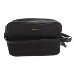 フルラ FURLA ショルダーバッグ クロスボディ 斜め掛け ロゴ 黒 ブラック /FF ■GY53