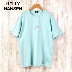 Helly Hansen ヘリーハンセン チェーンステッチロゴ Tシャツ ブルー