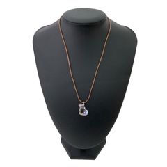 186001 現状品 SWAROVSKI スワロフスキー ネックレス ハート バタフライ ペンダント クリスタル レディース