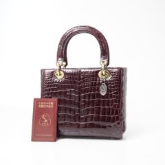 CROCODILE クロコダイル ハンドバッグ JRA認定 クロコダイル