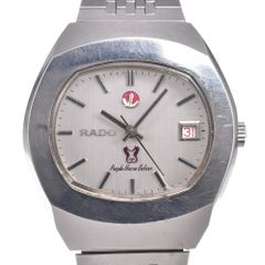 ラドー RADO 12147 ヴィンテージ パープルホース デイト シルバー 自動巻き メンズ 良品 腕時計 L#149534