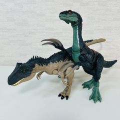 マテル(MATTEL) ジュラシックワールド【ダメージ！ほえる アロサウルス・スーパーアクション! テリジノサウルス】