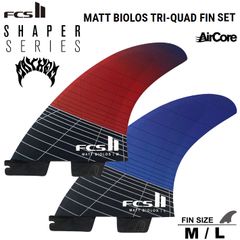 FCS2フィン エフシーエス2フィン SHAPER SERIES MATT BIOLOS TRI-QUAD