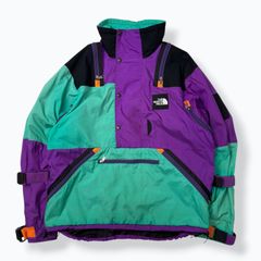 90s The North Face "Crazy Pattern" Pullover Nylon Jacket Made in USA 【L】 90年代 ノースフェイス マルチカラー クレイジーパターン ナイロン プルオーバー ジャケット アメリカ製 古着