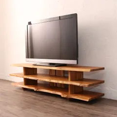 チーク 無垢材 TVボード 150cm テレビ台 天然木 木製 アジアン家具 インテリア 完成品 ローボード テレビボード テレビ台 2704