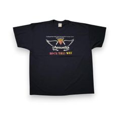 大きめ Aerosmith エアロスミス ビンテージ Tシャツ バンT 3XL 半袖 古着 y2k 黒 ba-000019