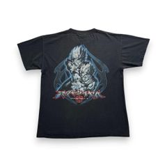 00s ドラゴンボールZ DRAGON BALL スーパーサイヤ人 USA ビンテージ Tシャツ 悟空 黒 ブラック フェード 2002 半袖 古着 y2k アニメ anime 少年ジャンプ ドラゴンボール ch-x-2505-027