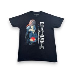 00s DEATH NOTE デスノート エル りんご ビンテージ Tシャツ 映画T アニメ 半袖 古着 y2k 黒 M m-u-2505-051