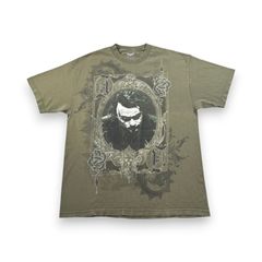 00s ジョーカー JOKER ビンテージ Tシャツ 半袖 古着 y2k 公式 カーキ 映画T XL m-x-2505-015