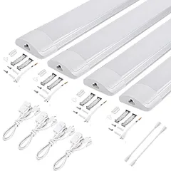 ☆新品☆MAGOKORO LED蛍光灯 器具一体型 40w形 LED ベースライト120cm キッチン用ライト 36w消費電力 一体直管ランプ 8畳 明るい 薄型蛍光灯 エコ軽量 省エネ 簡単接続可能 天井直付型 天井照明 昼光色 6000K 23aa8e1f