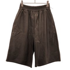 LOW CLASSIC ロウ クラシック フェイクレザーパンツ ブラウン XS