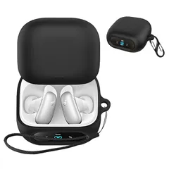【JIAYJP】 ケースfor 対応 Anker Liberty 5Pro 用 ケース 軽量 薄型 滑り止め 収納カバー 全面保護 充電便利 Anker Liberty 5Pro 保護カバー (ブラック)