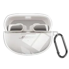 For Bose Ultra Open Earbuds 用 ケース カバー【JIAYJP】Bose Ultra Open Earbuds 対応 イヤホン全面保護カバー 透明 TPUカバー 充電ケースカバー 落下防止 キズ防止 耐衝撃 全面保護 充電便利 B 0