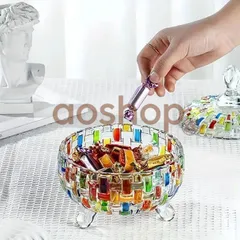 2025新品未使用 インテリア雑貨 キャンディージャー 収納ボックス ガラス製 蓋付き ナッツ ビスケット チョコレート フルーツ ジュエリー 北欧 おしゃれ お