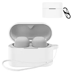 JIAYJP For Sony WF-1000XM6 用 ケース カバー軽量 薄型 滑り止め 収納カバー 全面保護 充電便利 WF-1000XM6 保護ケース(ホワイト) 0