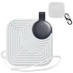 JIAYJP For Anker Soundcore Work 用 ケース カバー 軽量 薄型 滑り止め 収納カバー 全面保護 充電便利 Anker Soundcore Work 保護ケース(ホワイト)
