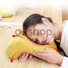 昼寝枕 う即購入OK つぶせ寝 うつ伏せ枕 抱き枕 ネックパッド デスク枕 デスクピロー 昼寝クッション 顔まくら クッション オフィス 携帯枕 旅行用 自宅 椅子 頸椎保護 柔らかい 送料無料