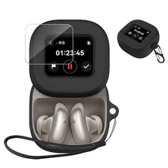 【JIAYJP】 ケースfor 対応 Anker Liberty 5Pro Max 用 ケース 軽量 薄型 滑り止め 収納カバー 全面保護 充電便利 Anker Liberty5Pro Max 保護カバー (ブラック) 0
