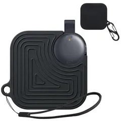 JIAYJP For Anker Soundcore Work 用 ケース カバー 軽量 薄型 滑り止め 収納カバー 全面保護 充電便利 Anker Soundcore Work 保護ケース (ブラック) 0