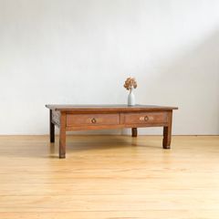 座卓 ちゃぶ台 木製 2A046 古道具 古家具 ビンテージ アンティーク