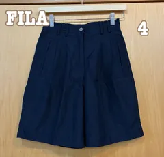 FILA(フィラ)ネイビー(紺)系レディースゴルフキュロット・ショートパンツ サイズ4