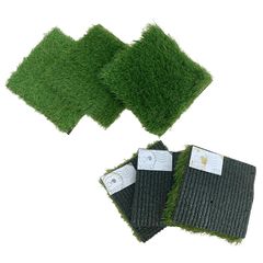 【新品】 人工芝 ふわふわターフ サンプル 20cm x 20cm 芝丈3種 20mm 30mm 40mm