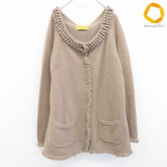snc ジウセンソユニコ 慈雨 Sensounico カーディガン 40 グレー 水玉