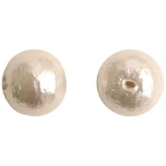 日本紐釦貿易(Nippon Chuko) NBK 両穴コットンパール ホワイト φ6mm 20個入 A2-49-20