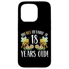 【新品】 18歳の誕生日 蜂 18歳 蜂好き スマホケース iPhone 15 Pro 用