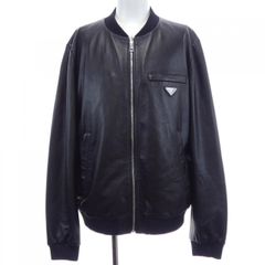 プラダ PRADA ボンバージャケット　トライアングルロゴ UPW280 SOOO 038 レザージャケット
