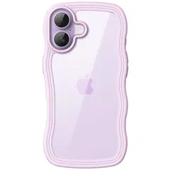 JETech iPhone 17用 ウェーブケース (パープル)