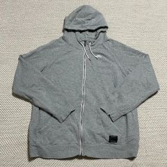 (XL) NIKE ナイキ SB グレー フードジップアップ