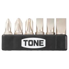 【新品】 トネ(TONE) ドライバービットセット BTPM6S ビット差込 内容6点 0