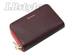 ポールスミス　財布　メンズ　ポールスミス　カードケース　レディース　paulsmith　Wジップ羊革　小銭入れ財布　カードケース　ファスナー財布　ポールスミス　カードケース　ポール・スミス　キーホルダー付き　ポールスミス
