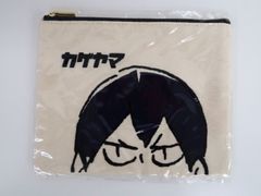 ハイキュー!! 影山飛雄 デニム刺繍ポーチ