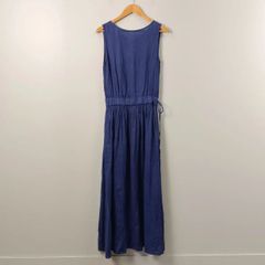 ビューティアンドユースユナイテッドアローズ BEAUTY&YOUTH UNITED ARROWS 『WEB限定』 BY ∴ ウォッシャブル フレンチ リネン マキシ ワンピース 2WAY 手洗い可能 【F】 ネイビー系／紺色系