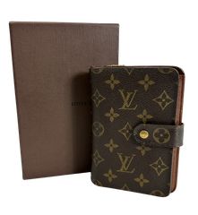 LOUIS VUITTON ルイヴィトン モノグラム ポルト パピエ ジップ M61207 二つ折り財布 ウォレット ブラウン