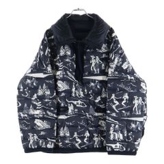 MONCLER (モンクレール) MAHONIA マホニア ハーフジップ ダウンジャケット パファージャケット ブラック/ホワイト C20934599200 539AA