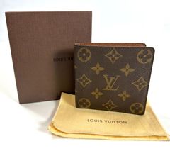 LOUIS VUITTON ルイヴィトン モノグラム ポルトフォイユ マルコ M61675 二つ折り財布 ウォレット ブラウン