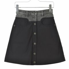 【DIESEL】O-LIA A04715 デニム切替 ストレッチ デニムスカート