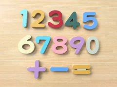木製数字　知育玩具