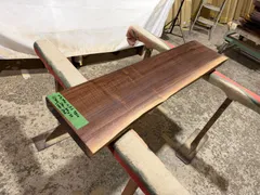 ブラックウォールナット9810 一枚板無垢 乾燥材 1170x290-310x55mm カウンター 棚 テレビ台 花台 DIY 窓台 ローテーブル