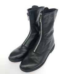 GUIDI グイディ ロングフロントジップブーツ/PL2 表記サイズ:37 レザー    ブラック レディース / 240001174275