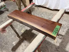 ブラックウォールナット9811 一枚板無垢 乾燥材 1100x260-250x60mm カウンター 棚 テレビ台 花台 DIY 窓台 ローテーブル
