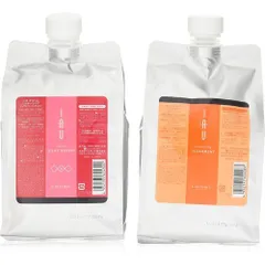 ルベル IAU イオ クレンジング クリアメント シャンプー 1000ml&イオ クリーム シルキーリペア トリートメント1000ml 詰替え セット