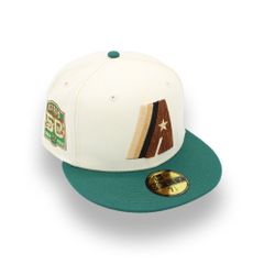 日本未発売 ニューエラ ヒューストン・アストロズ 50周年 サイドパッチ キャップ / NEW ERA HOUSTON ASTROS 50TH ANNIVERSARY SIDE PATCH 59FIFTY [WHITE/TEAL]