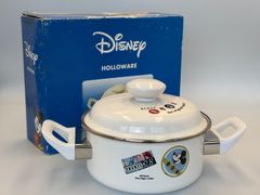 レア】ディズニー ミッキーマウス ホーロー鍋 両手鍋 レトロ